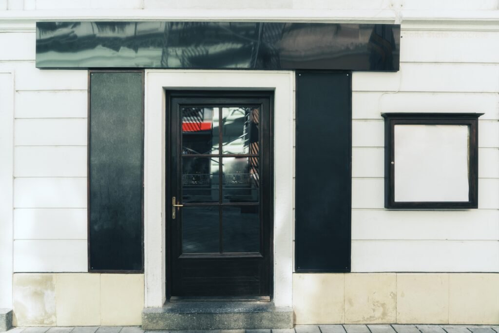 Expertly finished concrete entrance and storefront steps for a retail development in Fargo.
